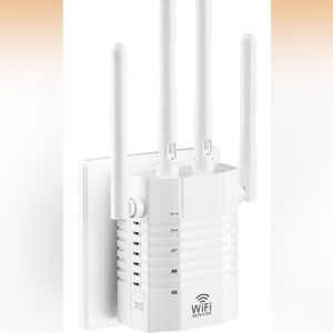 Dual Band WiFi Extender - 1200Mbps WiFi Range Booster, 105-Device Support